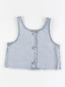 Zara - blouse bleu - 8/9 ans