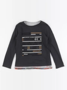 IKKS - tee-shirt réversible gris - 6 ans