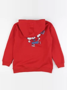 Vertbaudet - sweat rouge - 10 ans