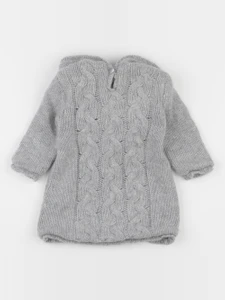 Bonpoint - burnou gris - 6 ans