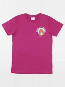 Jacadi - tee-shirt imprimé au dos violet - 10 ans