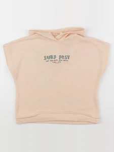 Zara - tee-shirt imprimé au dos orange - 3/4 ans
