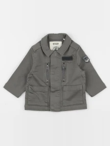 IKKS - veste imprimé au dos vert - 6 mois