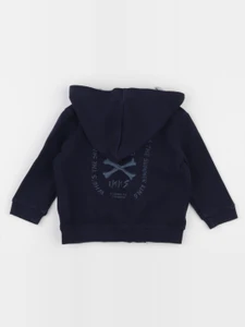 IKKS - veste imprimé au dos bleu - 18 mois