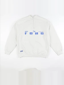 Zara - sweat imprimé au dos blanc, bleu - 11/12 ans