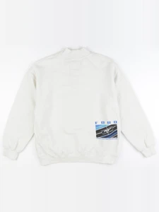 Zara - sweat imprimé au dos blanc, bleu - 11/12 ans