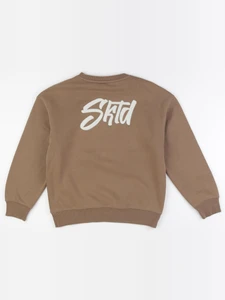 Zara - sweat imprimé au dos marron - 11/12 ans