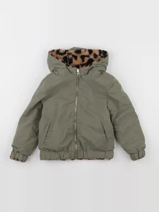 Tape à l'oeil - veste doublé, réversible vert, marron - 6 ans