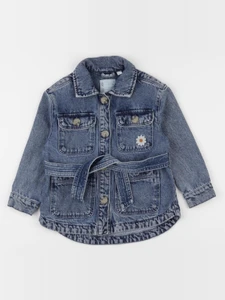 Vertbaudet - veste imprimé au dos bleu - 5 ans