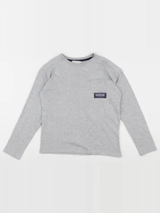 Mango - tee-shirt gris - 9/10 ans