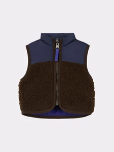 Noppies - veste réversible GALVE marron, bleu (neuf) - 9/12 mois