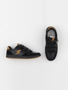 Vertbaudet - tennis à scratch/ lacets noir - pointure 38