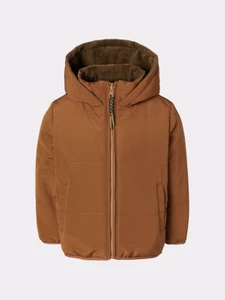 Noppies - parka réversible HINIX marron (neuf) - 18/24 mois