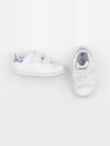 Adidas - tennis à scratch/ lacets blanc - pointure 21