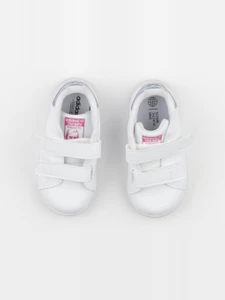 Adidas - tennis à scratch/ lacets blanc - pointure 21