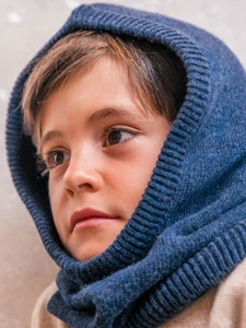 Smala - La Cagoule 100% laine Carbone - 12 ans