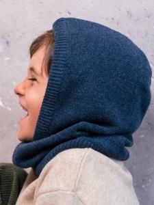 Smala - La Cagoule 100% laine Carbone - 12 ans