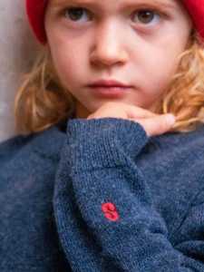 Smala - Le Pull 100% laine Ardoise - 8 ans