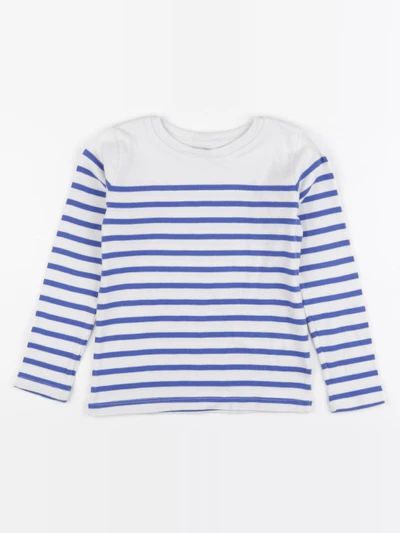 Tee-shirt blanc, bleu MONOPRIX ans vêtements enfant d'occasion