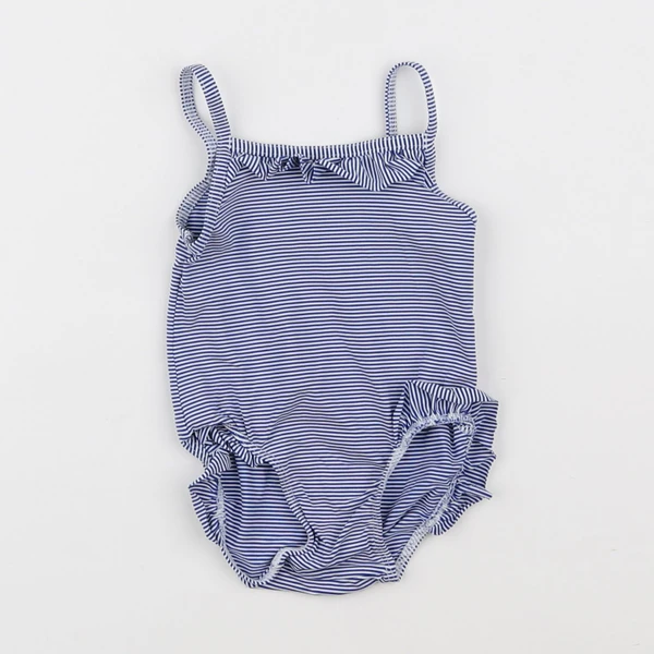 Petit Bateau - maillot de bain bleu - 6 mois