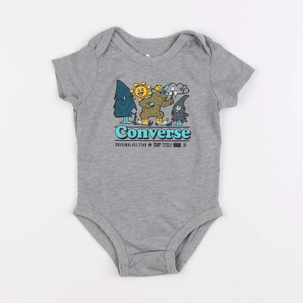 Converse - body gris - 6 mois