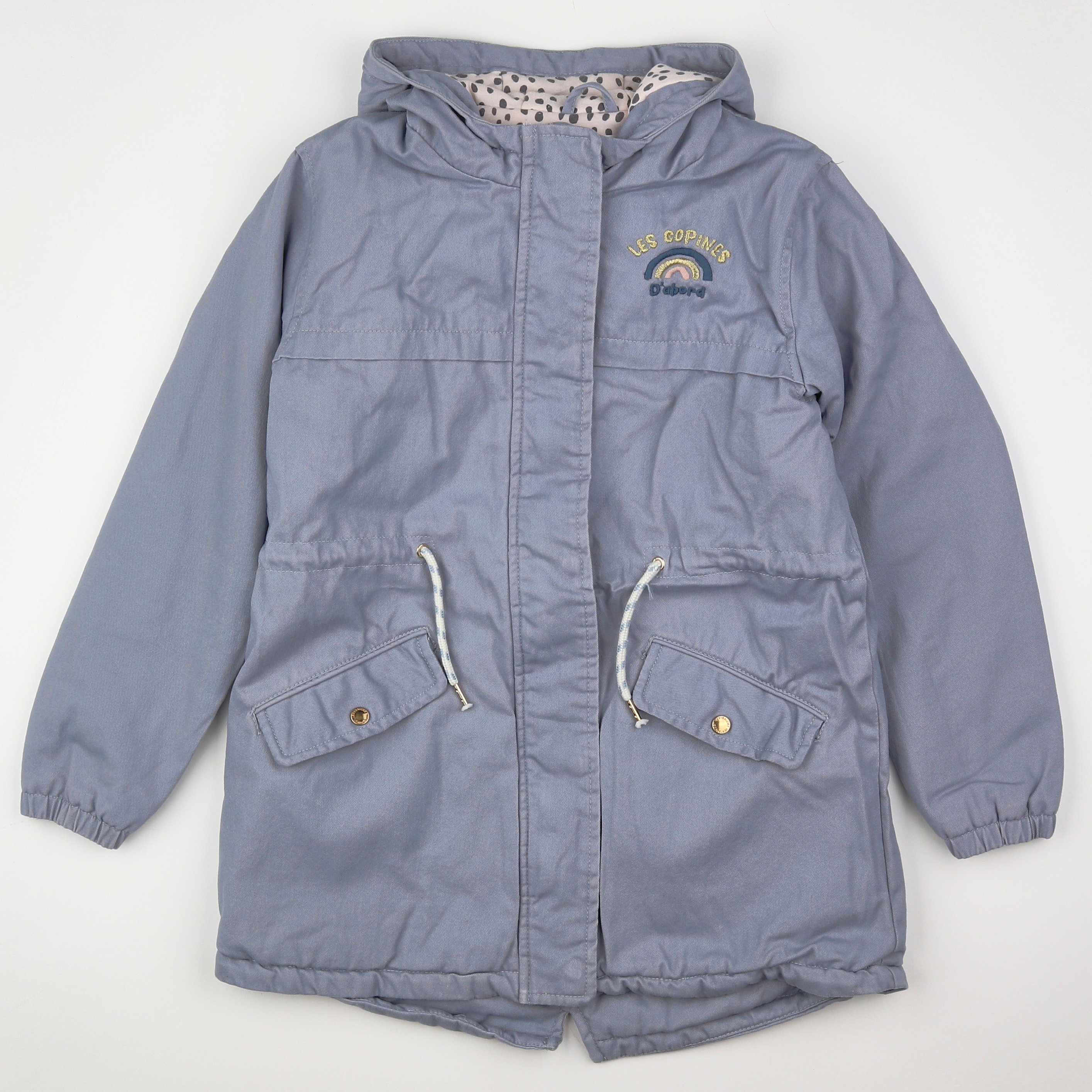 Vertbaudet - parka bleu - 9 ans