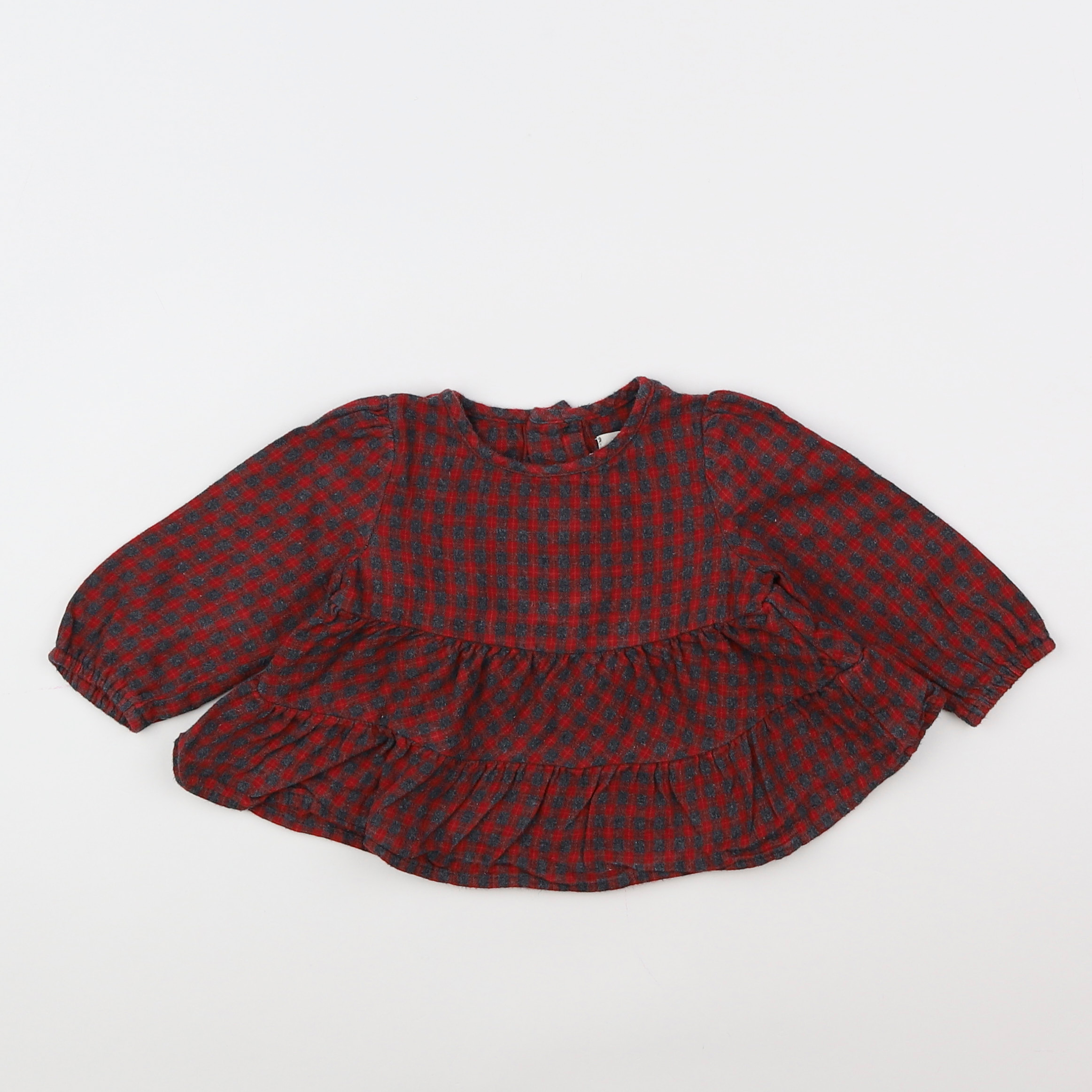 Zara - blouse rouge - 6/9 mois