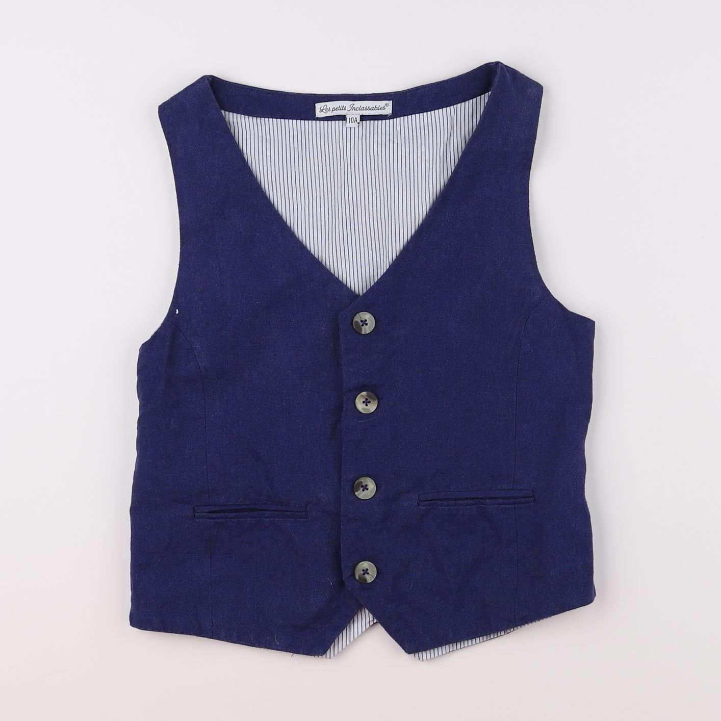 Les petits inclassables  - gilet bleu - 10 ans