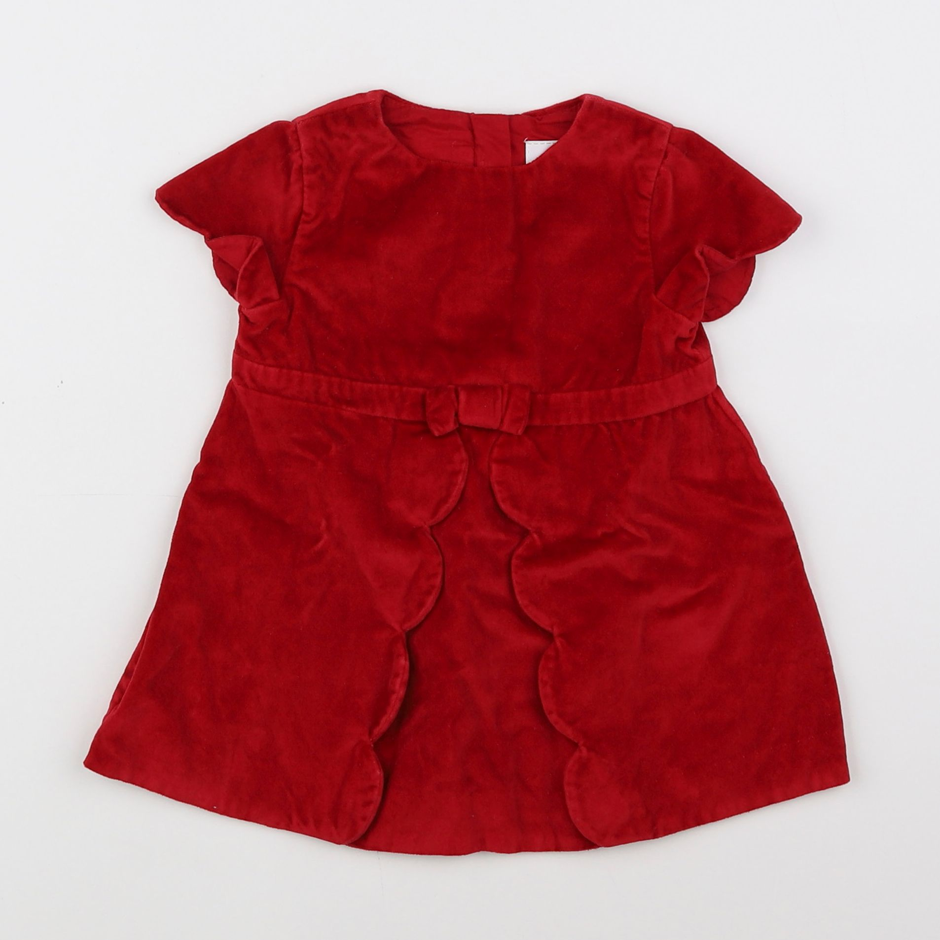 Jacadi - robe rouge - 12 mois