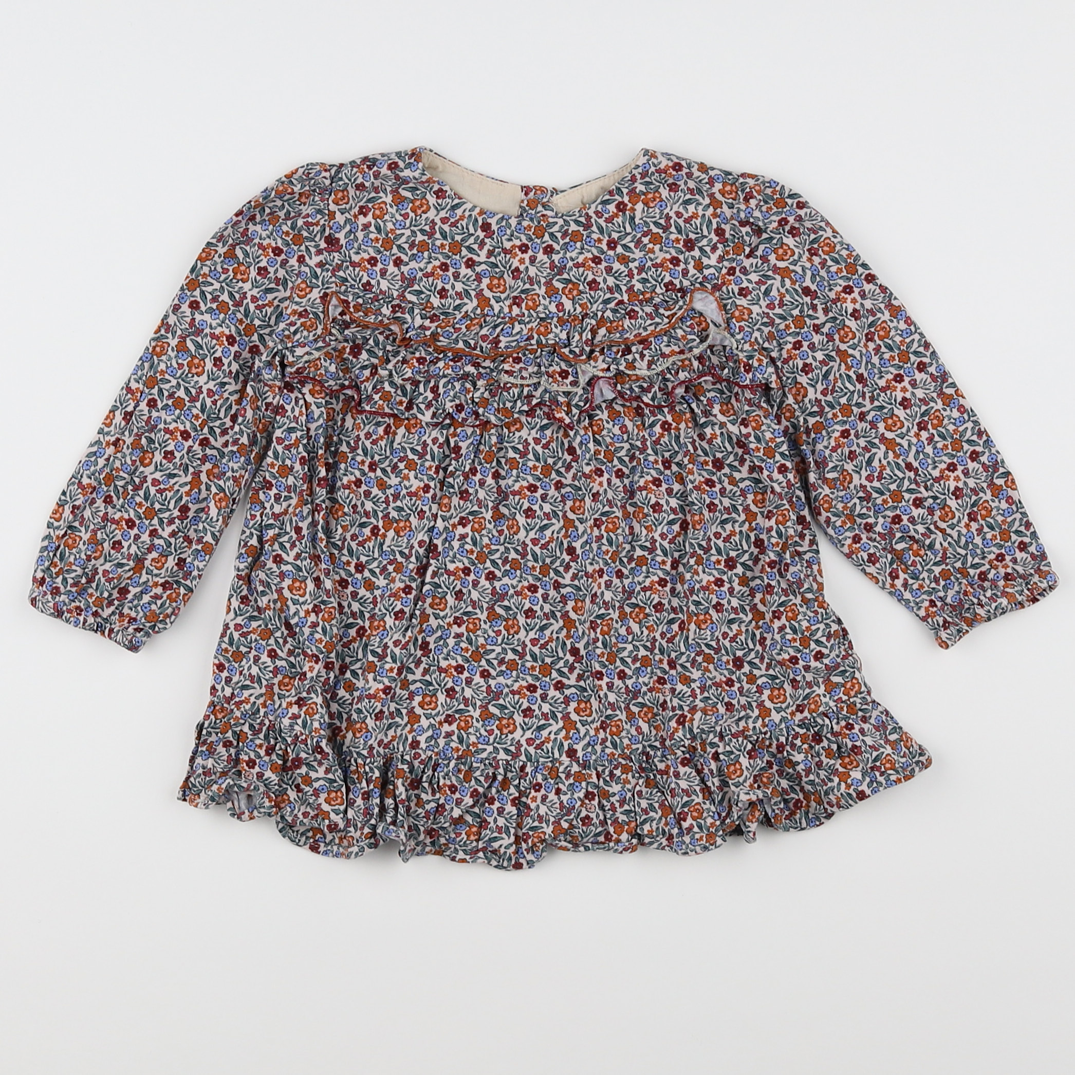 Zara - blouse multicolore - 9/12 mois