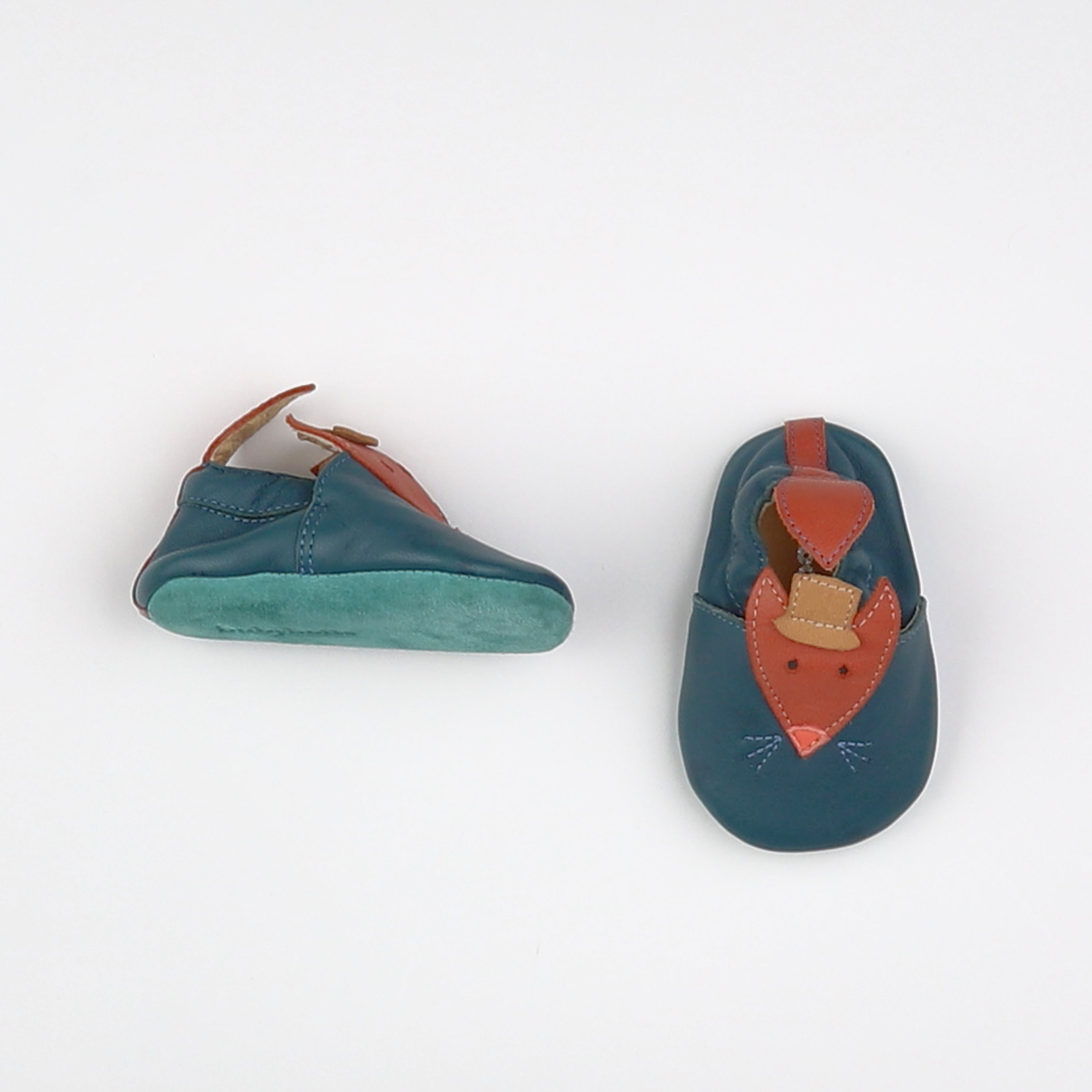 Babybotte - chaussons bleu - pointure 16/17