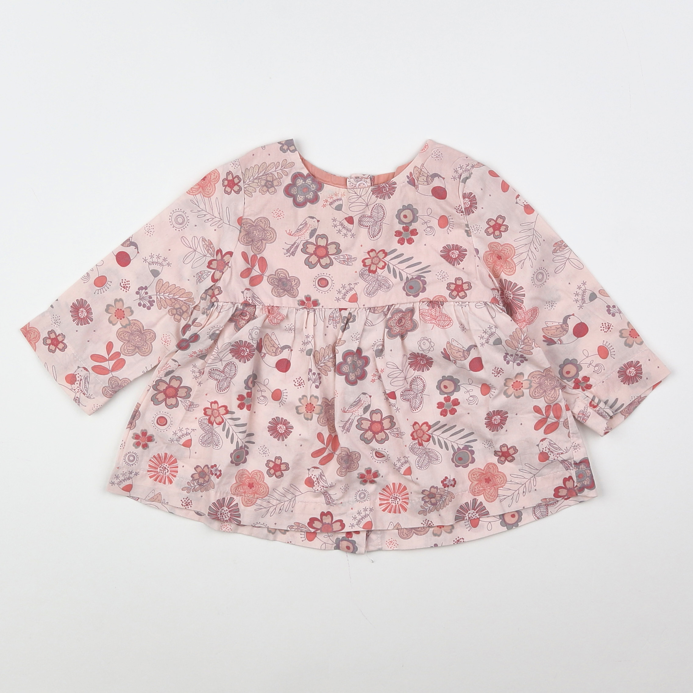 Vertbaudet - blouse rose - 9 mois