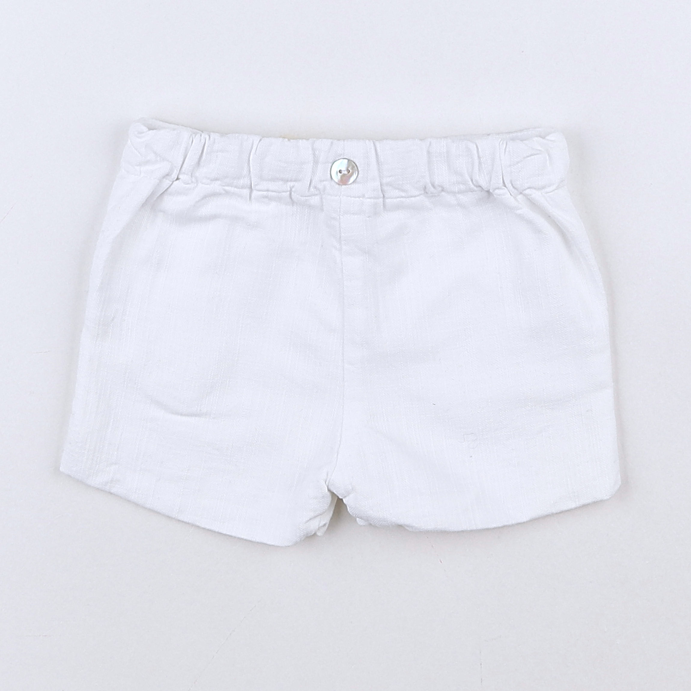 Laranjinha - short blanc - 12 mois