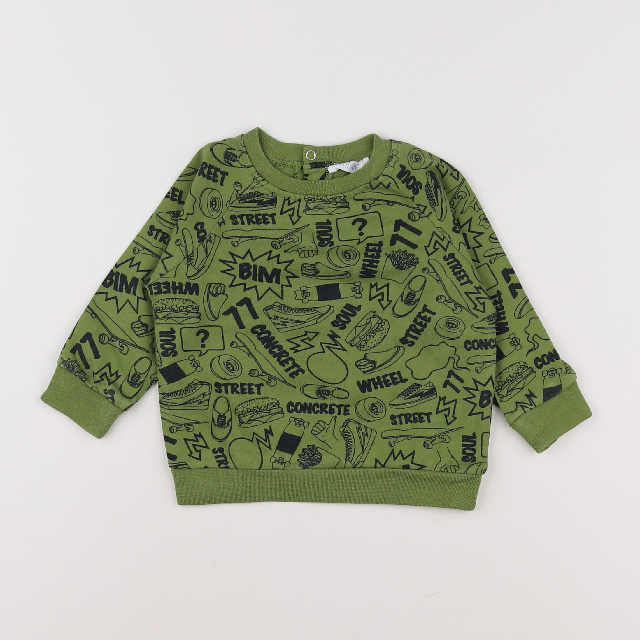 Storytelling - tee-shirt vert - 12 mois