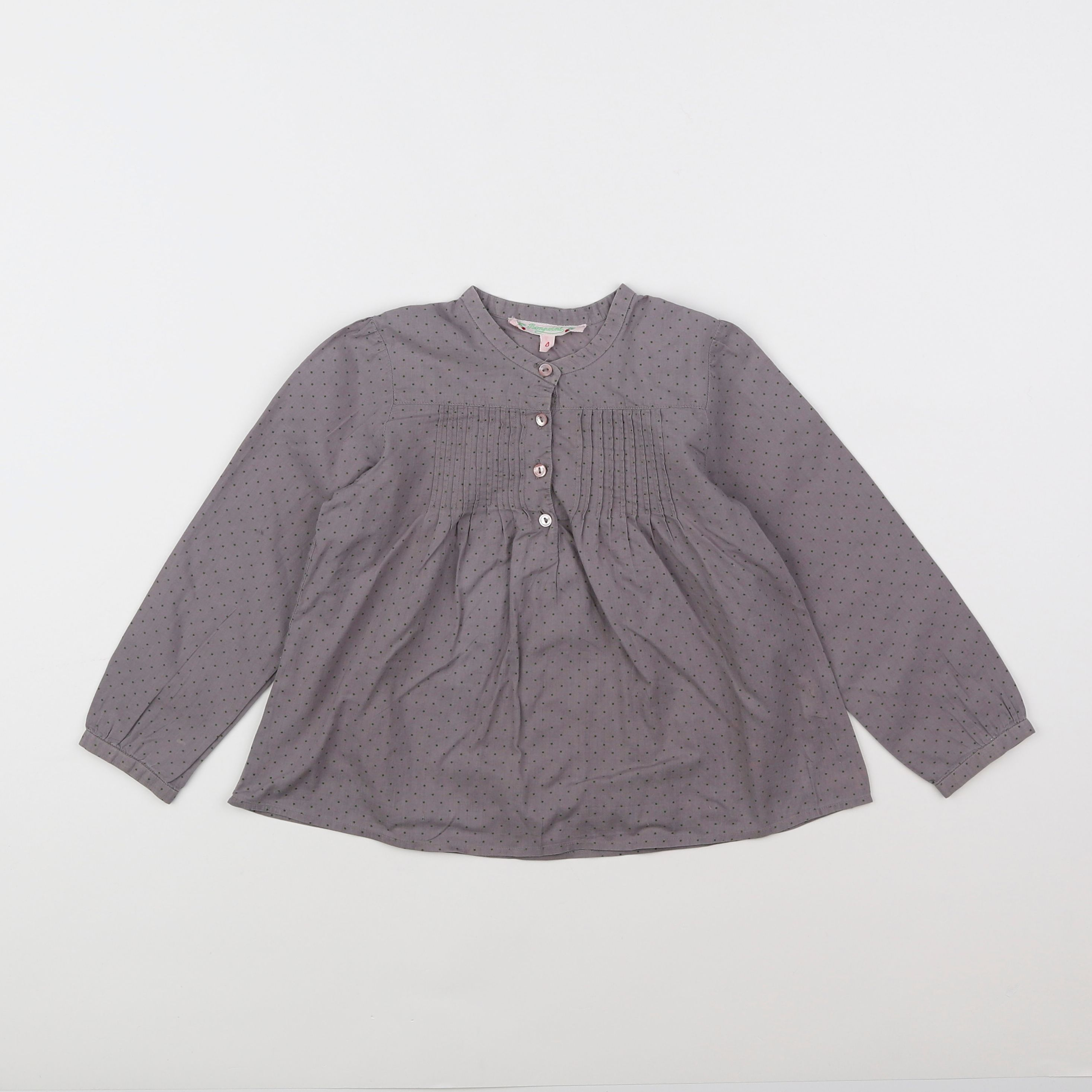 Bonpoint - blouse gris - 4 ans