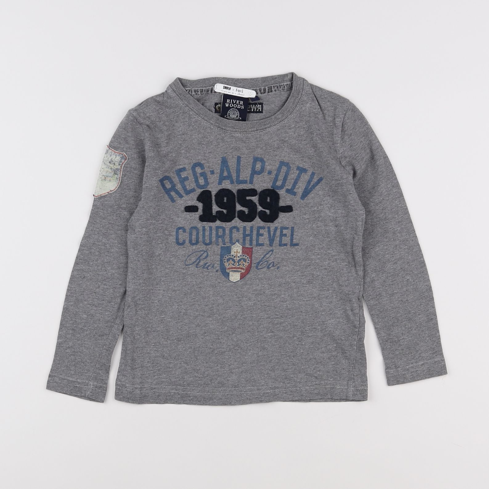 River Woods - tee-shirt gris - 4 ans