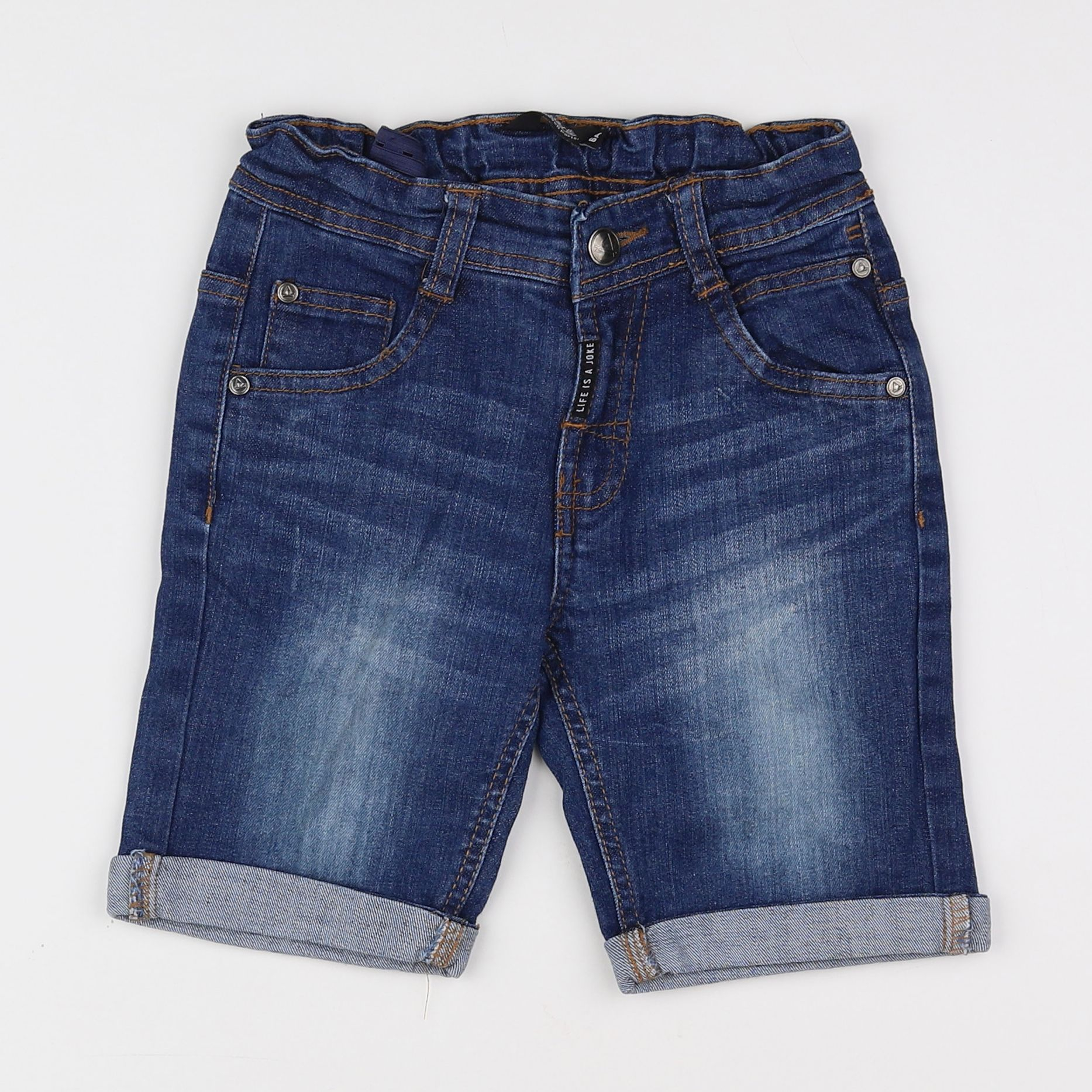 Little Eleven Paris - short bleu - 6 ans