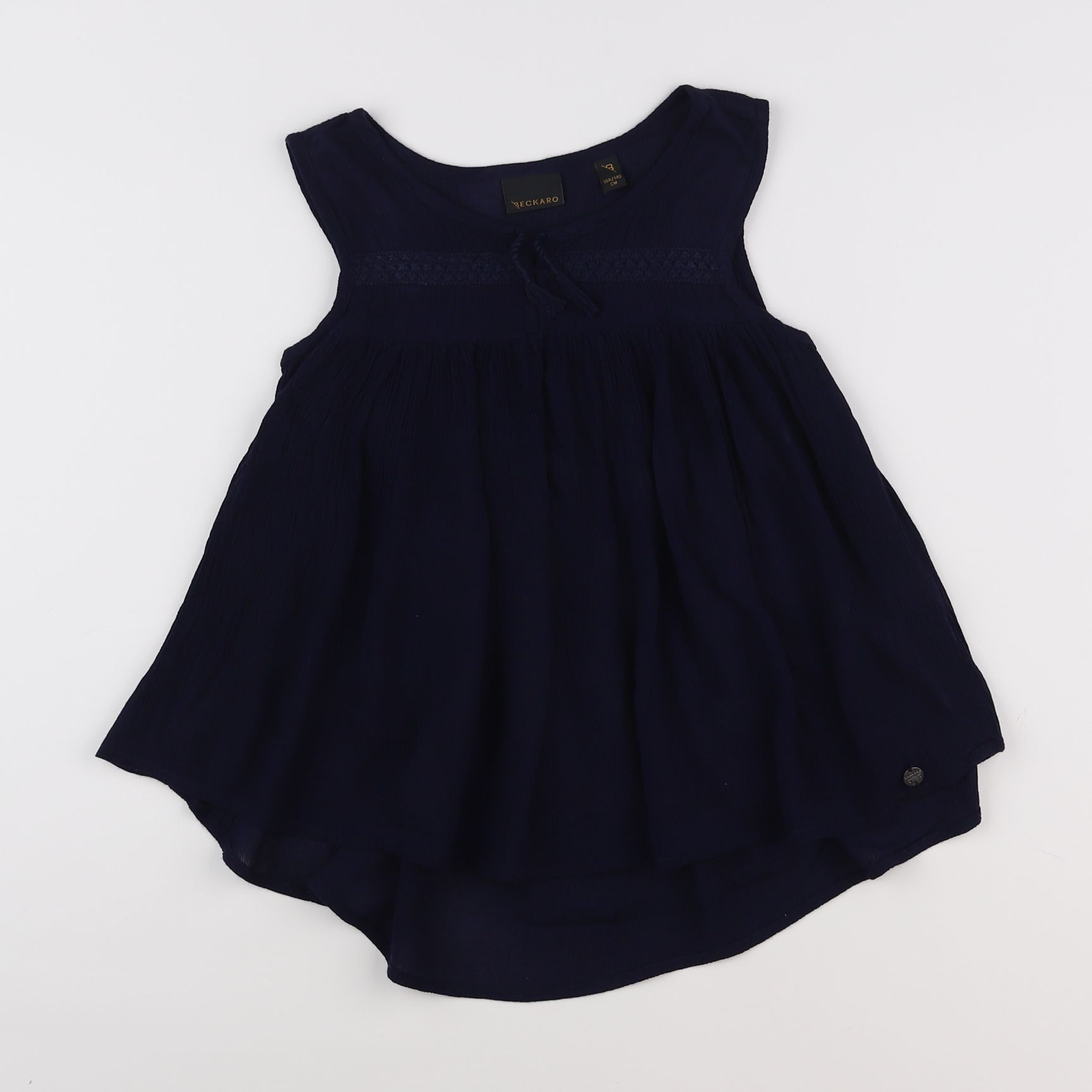 Beckaro - blouse bleu - 10 ans