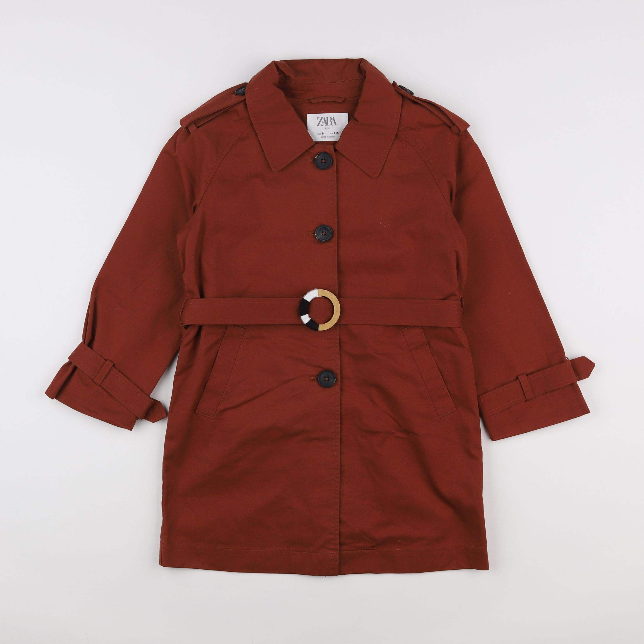 Zara - trench marron - 6 ans