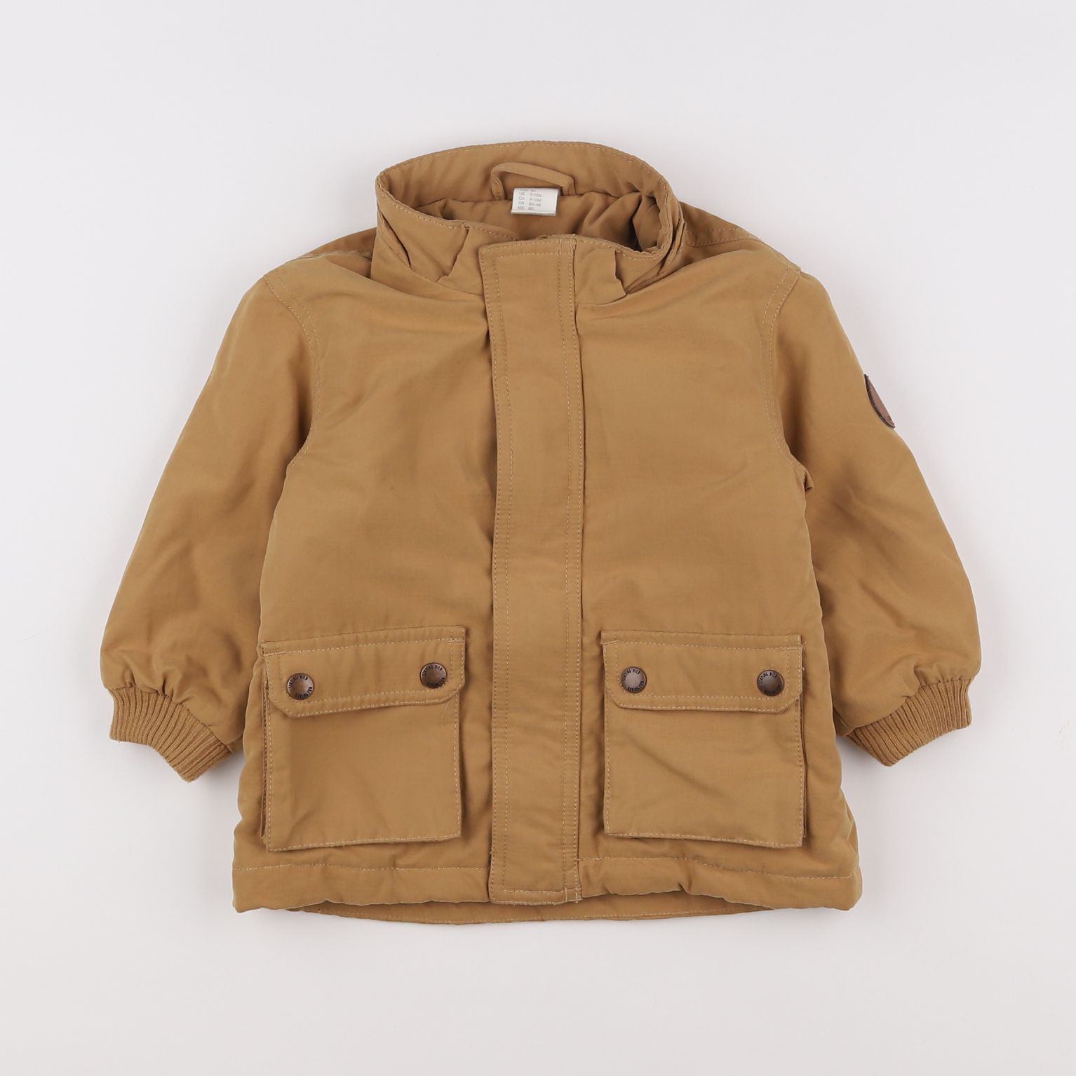 H&M - parka marron - 12 mois