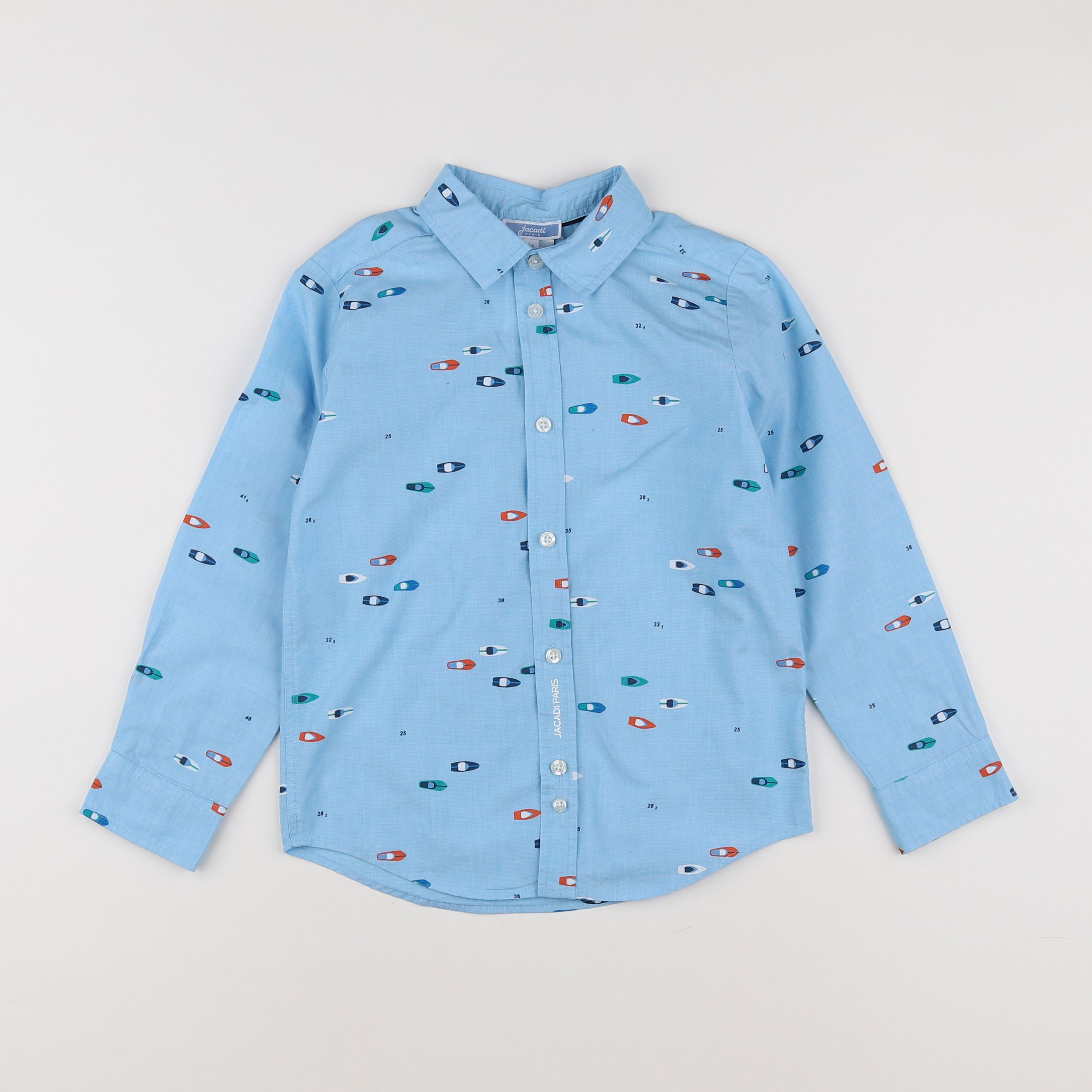 Jacadi - chemise bleu - 6 ans