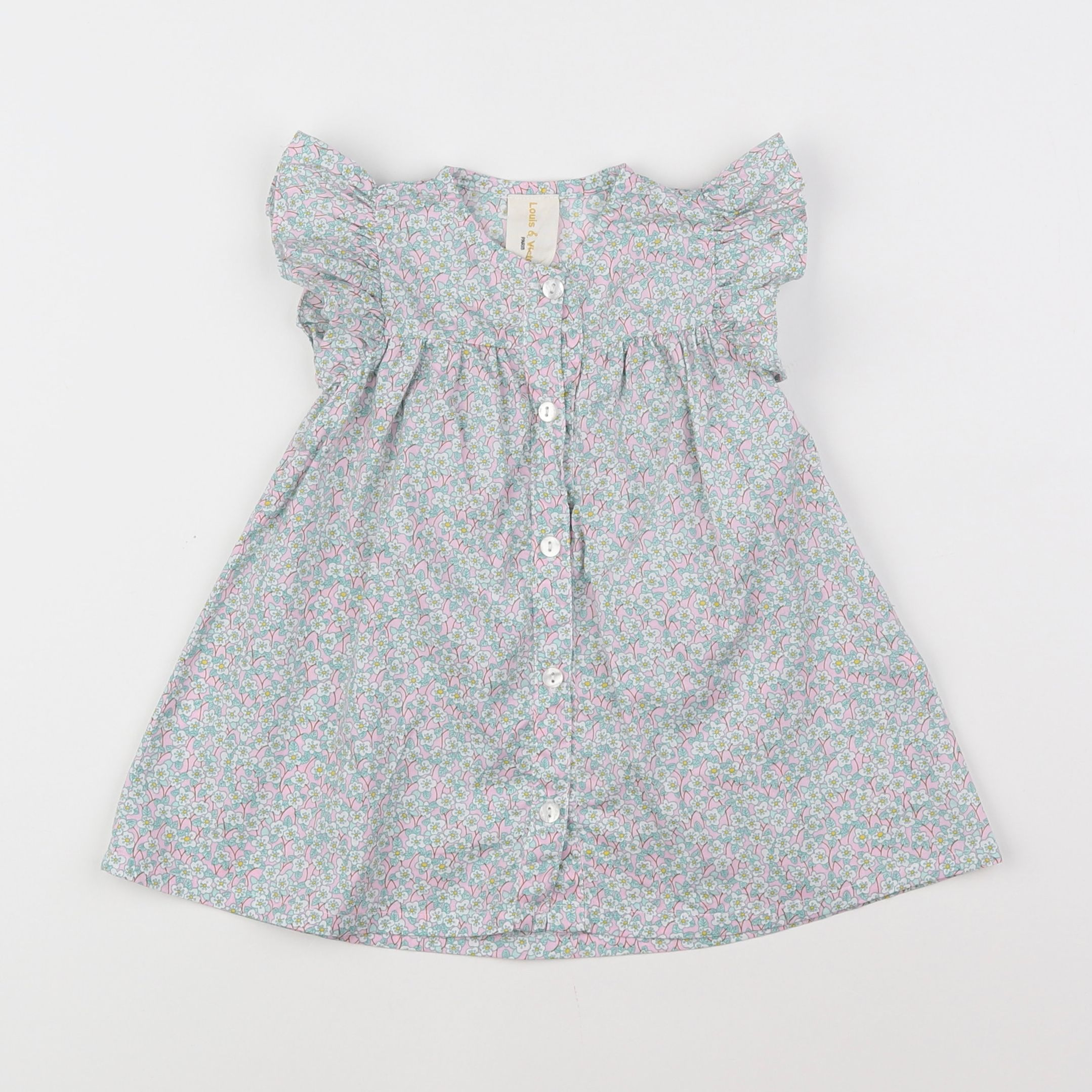 Louis et Victorie - robe multicolore - 6 mois