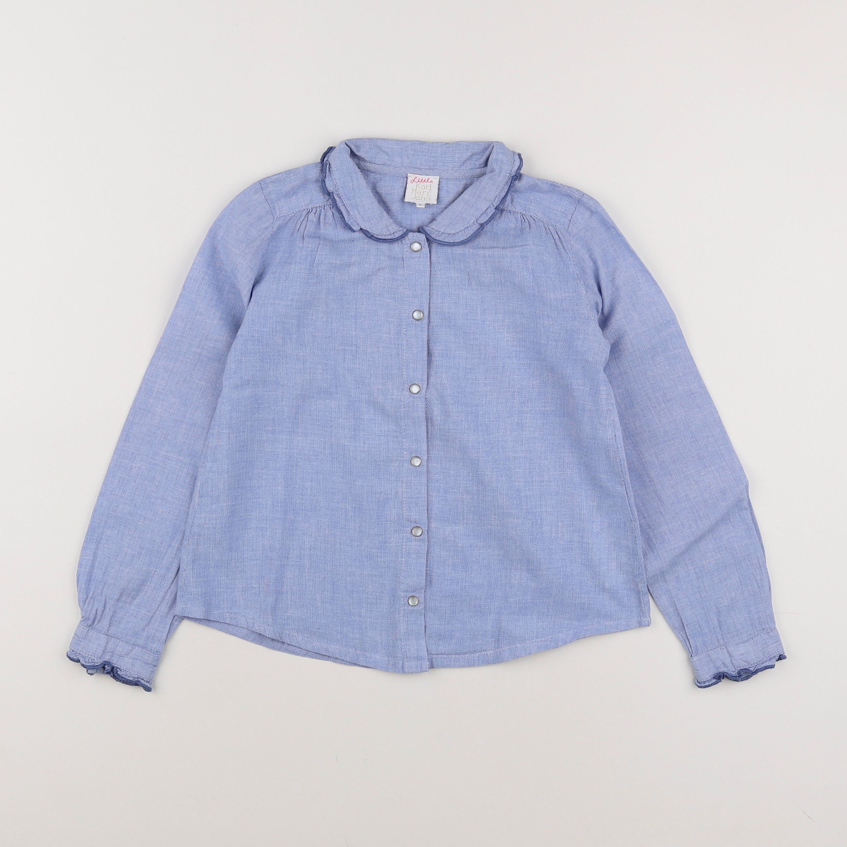 Little Karl Marc John - chemise bleu - 8 ans