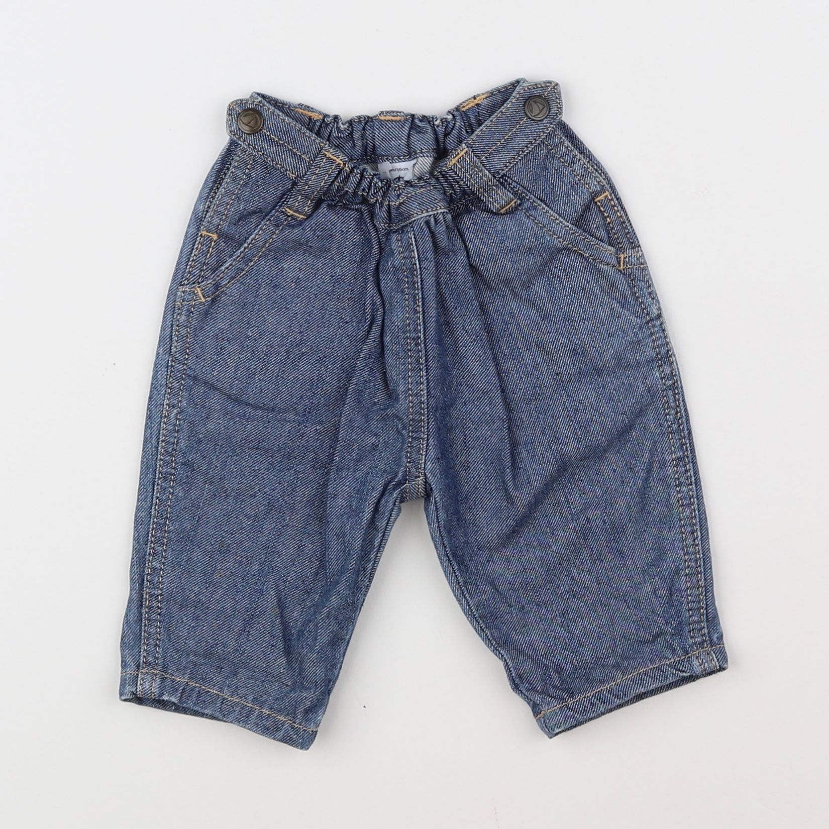 Petit Bateau - jean bleu - 3 mois