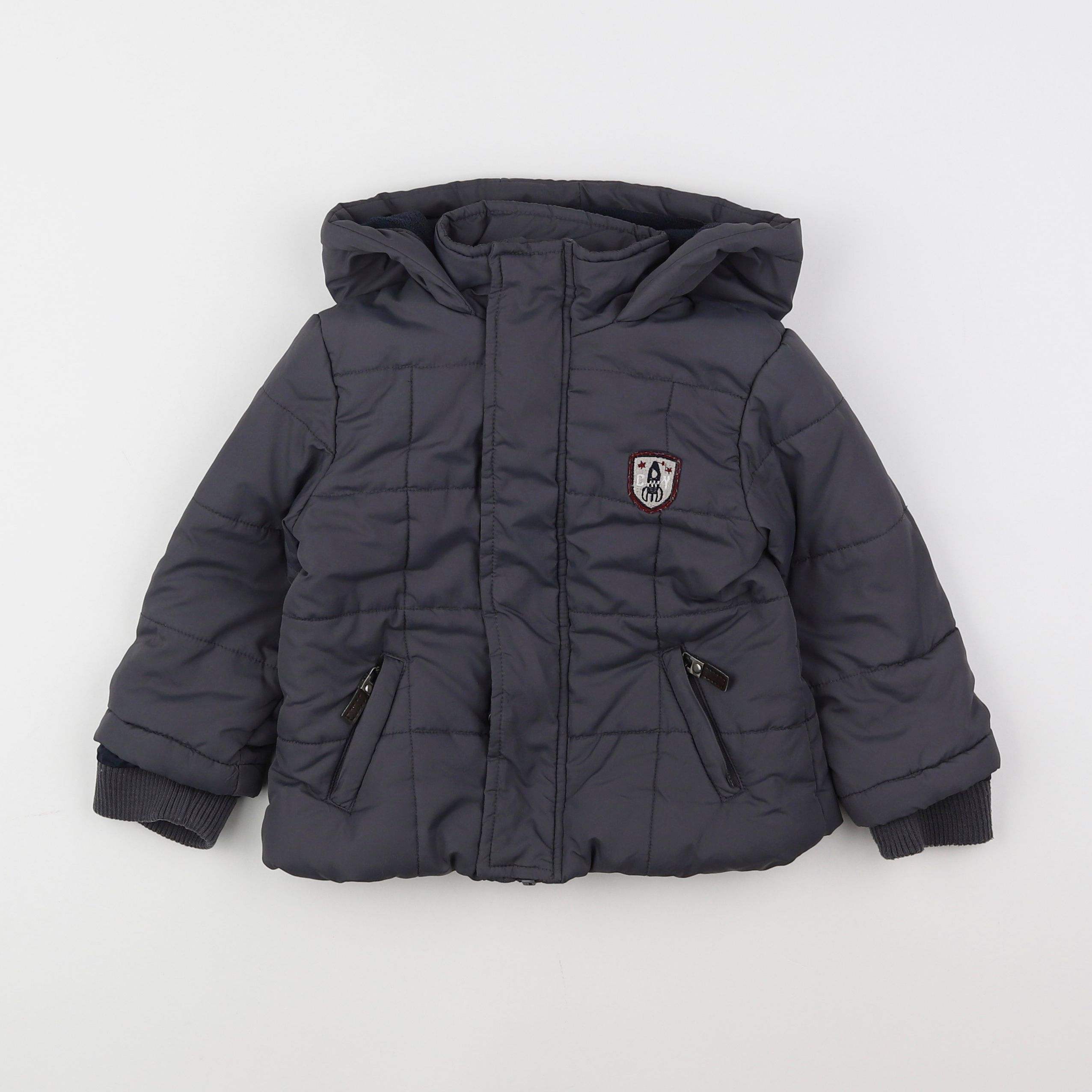 Cyrillus - parka gris - 18 mois