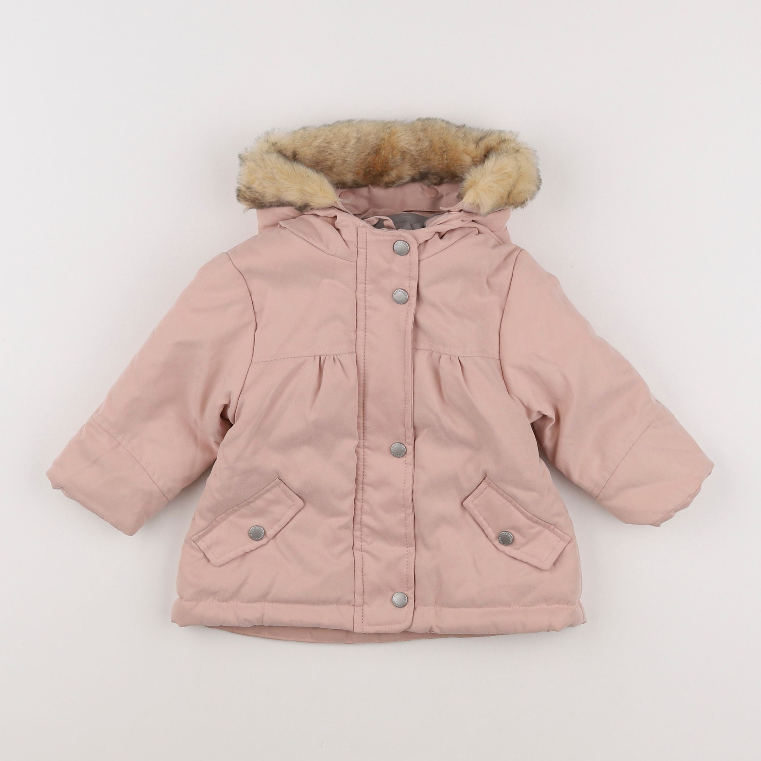 Vertbaudet - parka rose - 6 mois