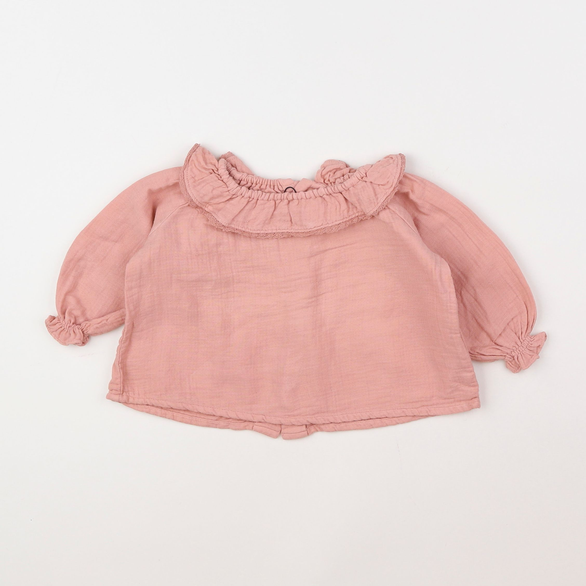 Bonton - blouse rose - 6 mois