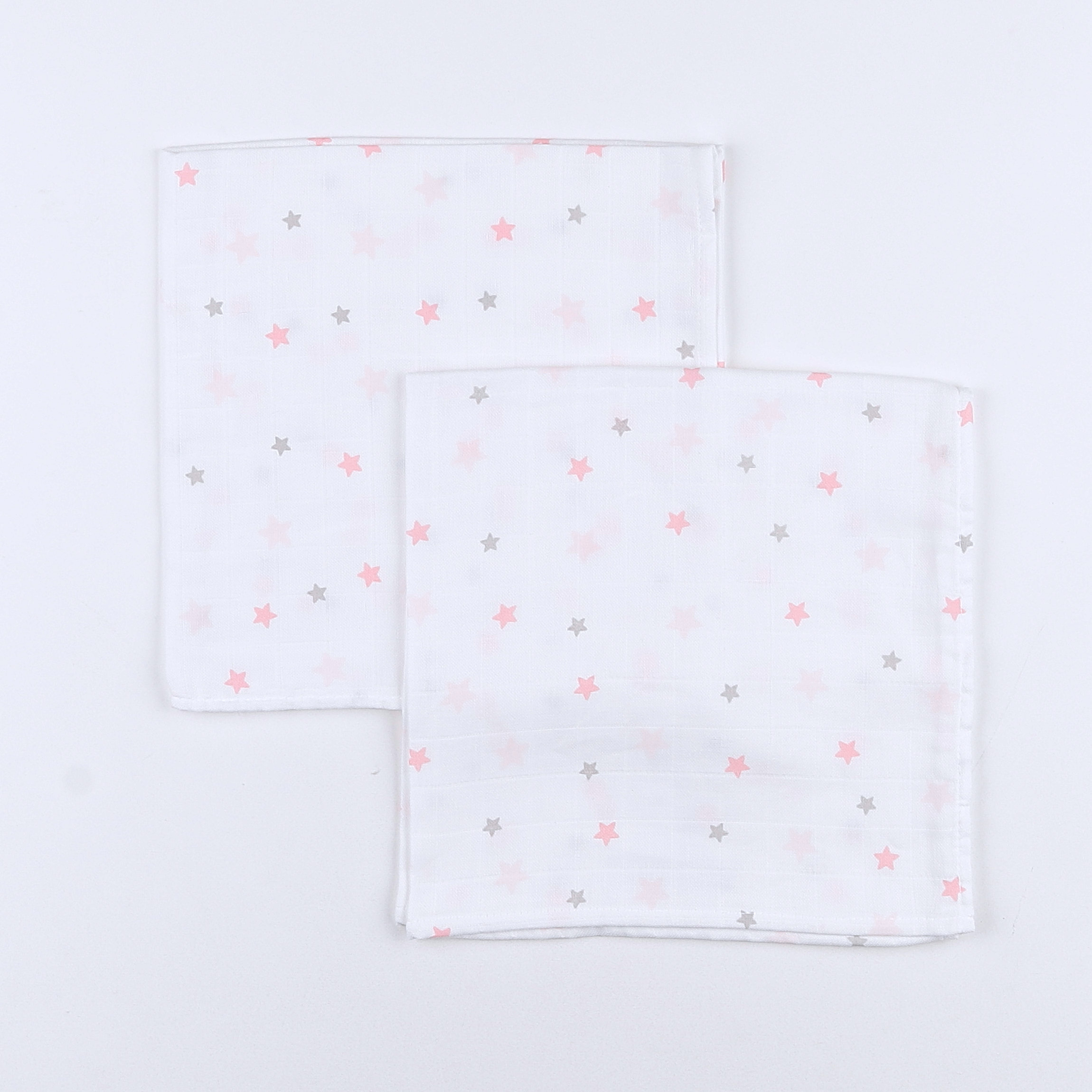 Gloop - lot de 2 langes Etoile Rose  (neuf) - 50x50