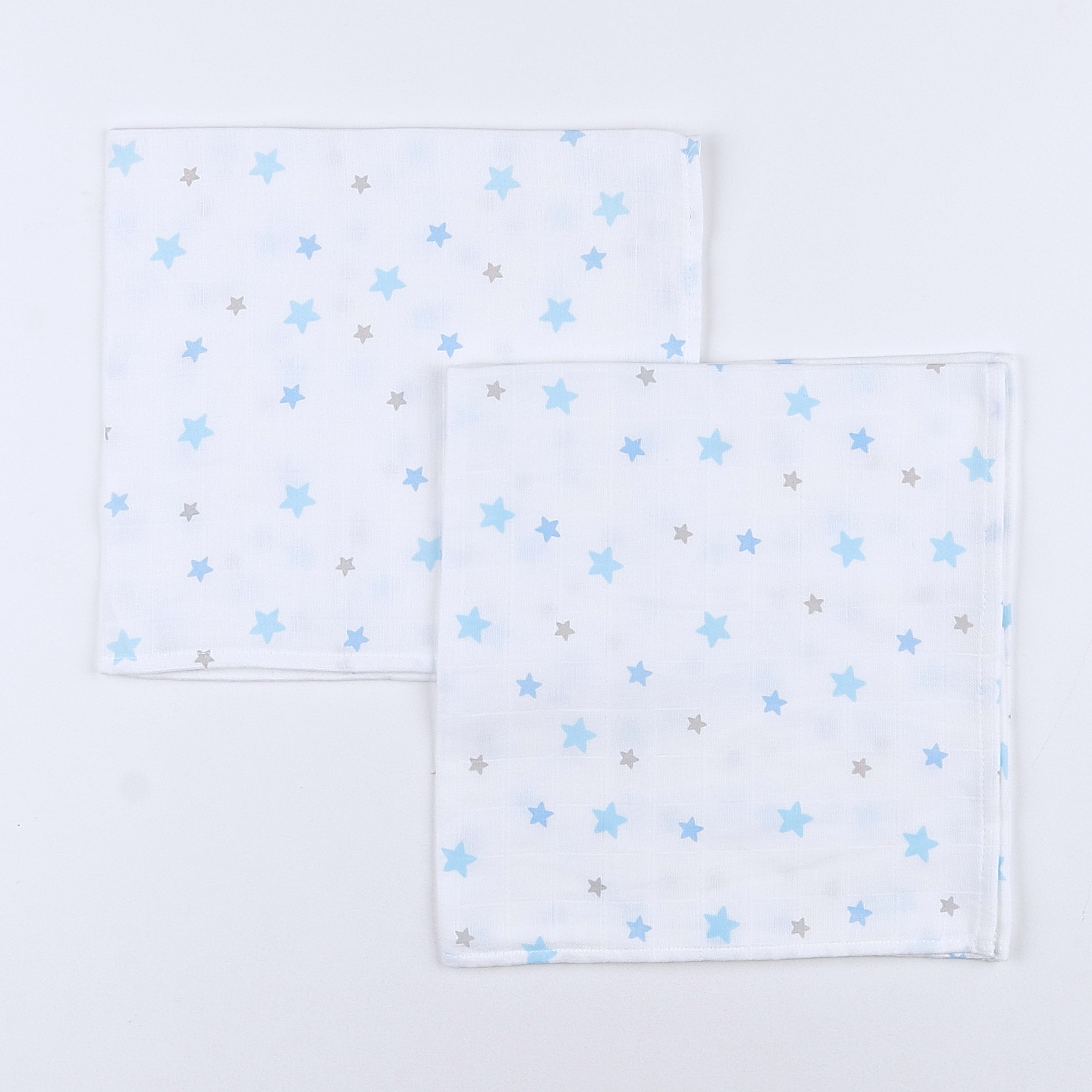 Gloop - lot de 2 langes étoile bleu (neuf) - 50x50