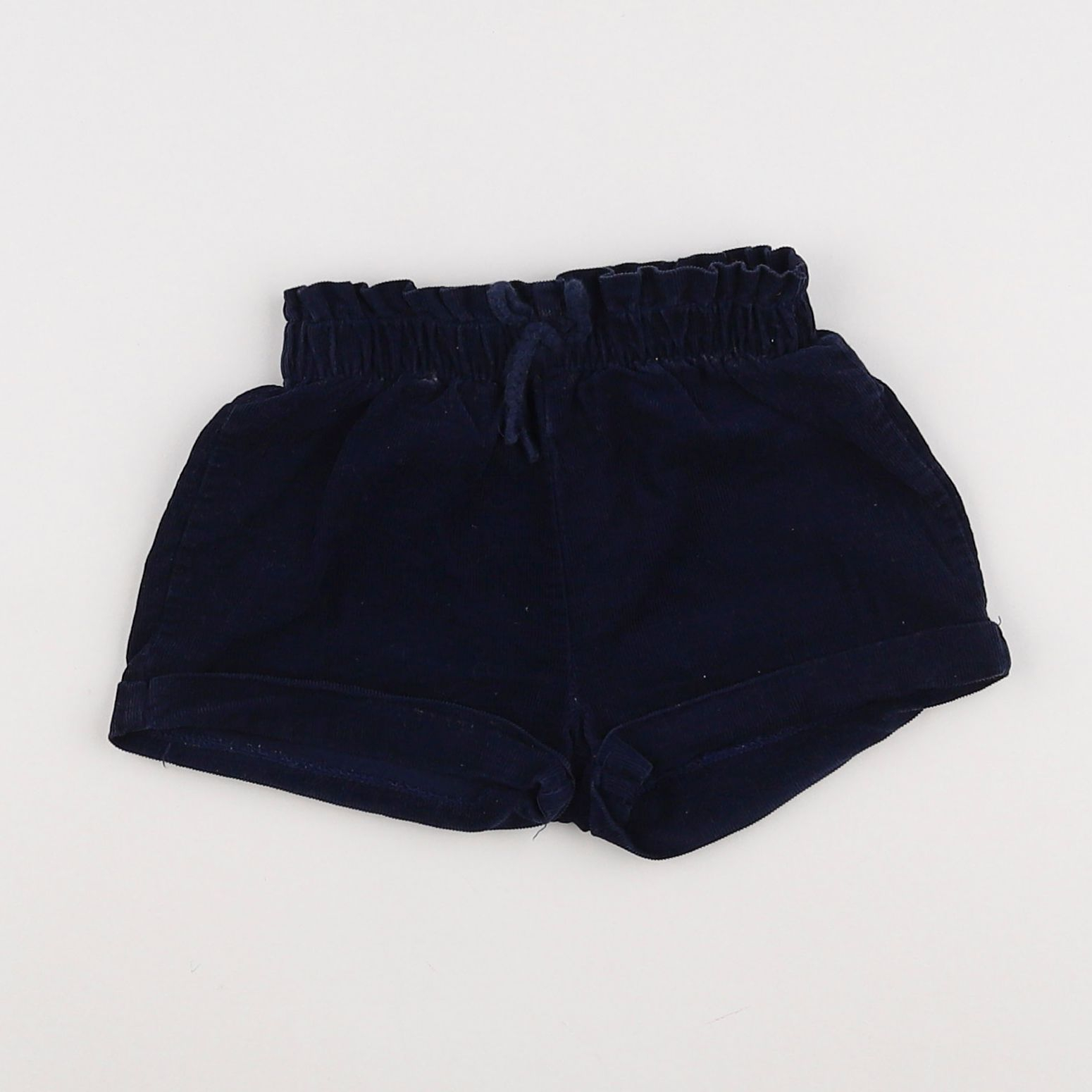 Vertbaudet - short bleu - 12 mois